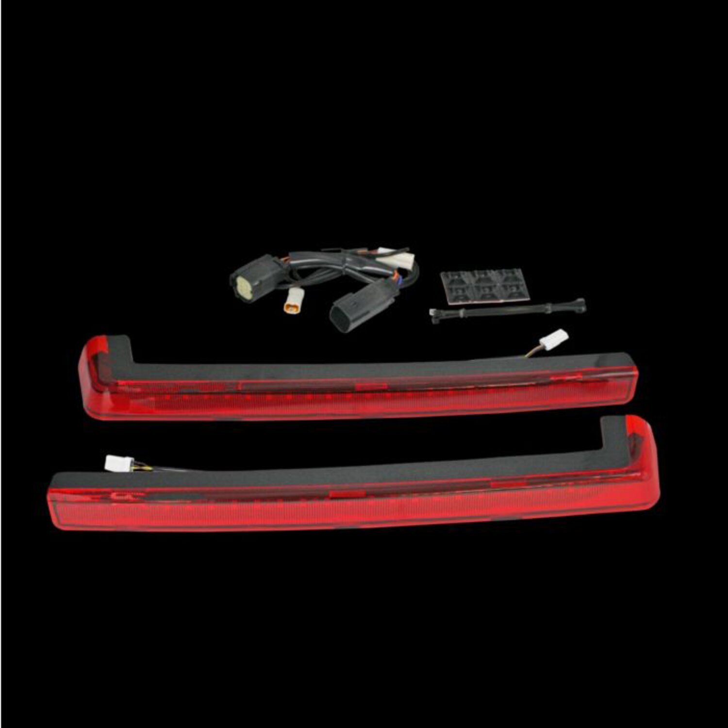 Custom Dynamics, ProBEAM LED Tour-Pak arms, Red lens