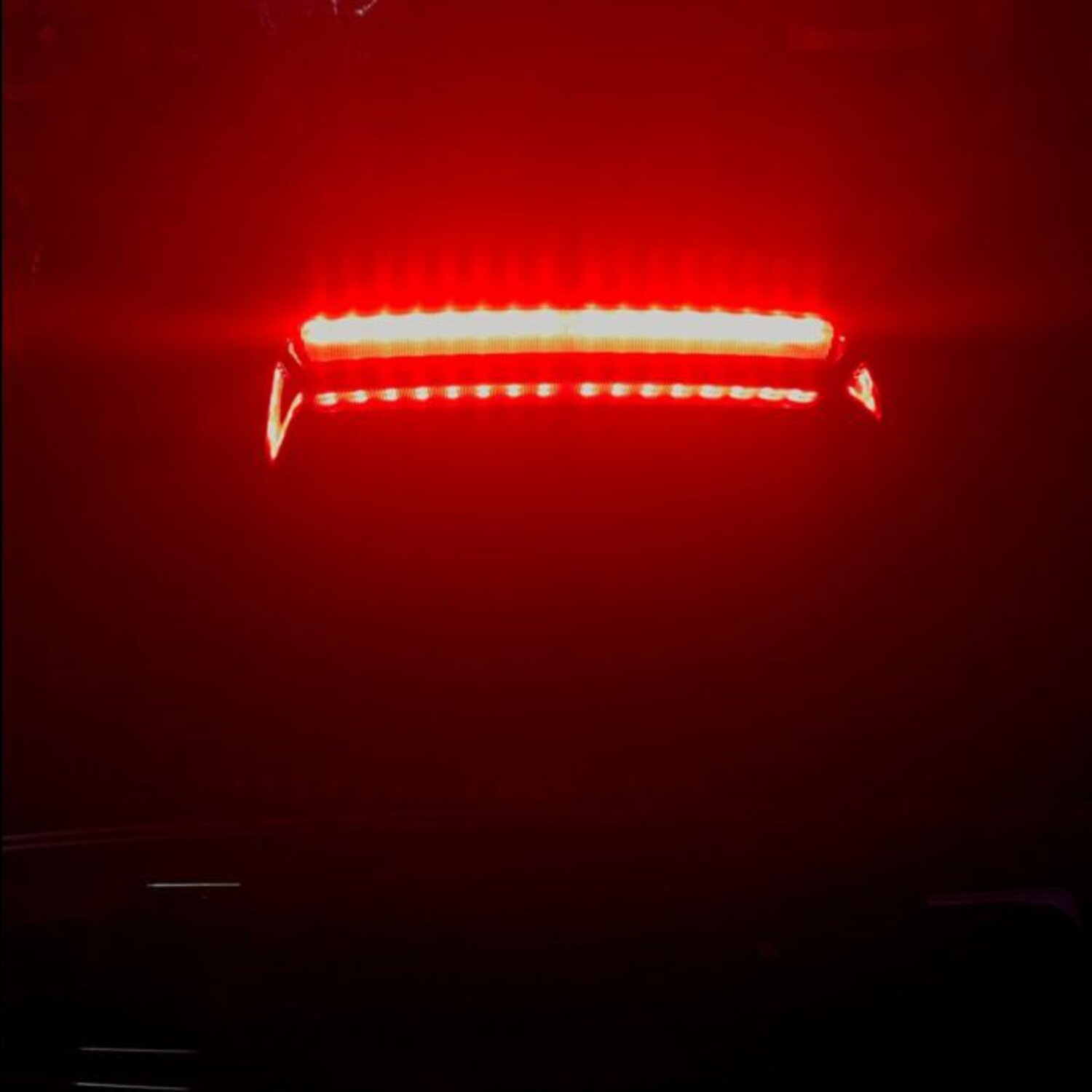 Custom Dynamics, Tour-Pak® lid light. Black, red lens