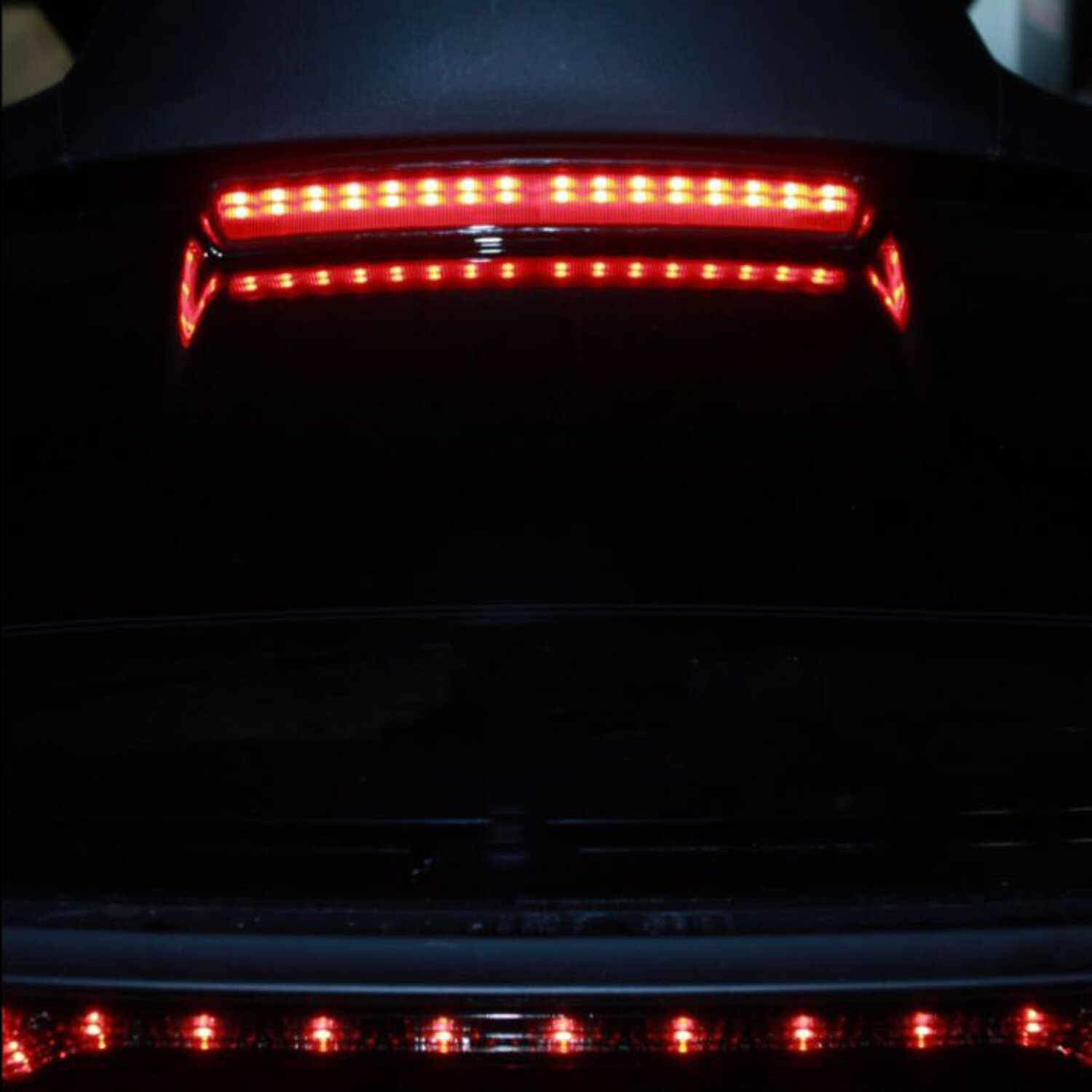 Custom Dynamics, Tour-Pak® lid light. Black, red lens