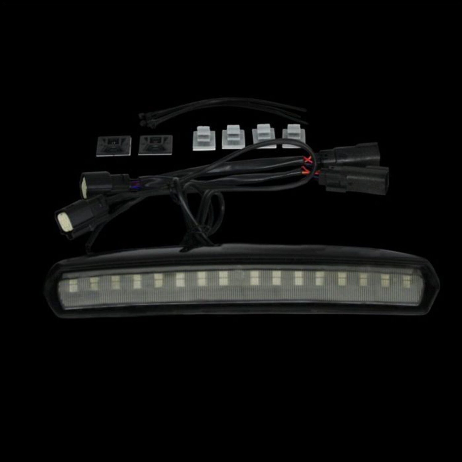 Custom Dynamics, Tour-Pak® lid light. Black, smoke lens