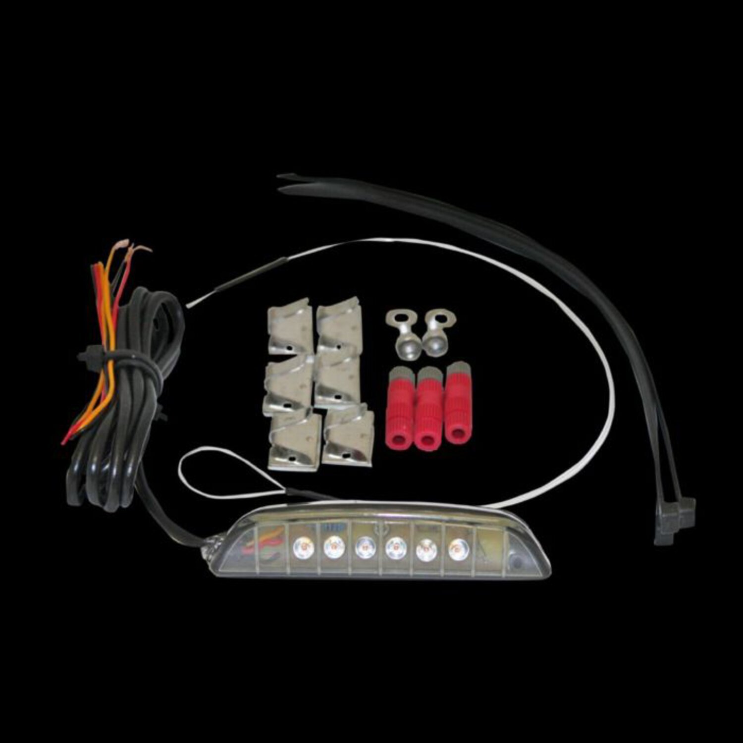 Custom Dynamics, luggage rack LED light bar. Smoke lens, Black