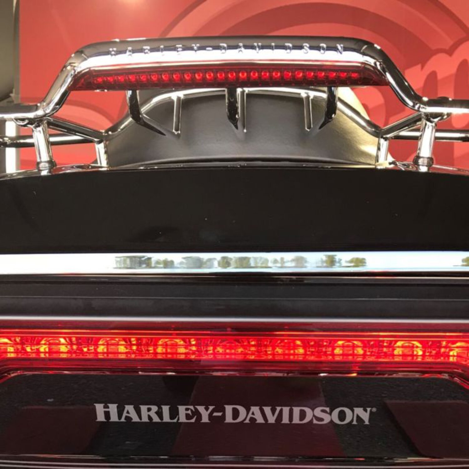 Custom Dynamics, Tour-Pak luggage rack LED light bar, Red