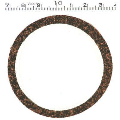 Cork washer used in combination with the maindrive 35230-39 oil seal. Fits pre-E77 transmission with loose mainshaft rollers only. 
OEM replacement reference 35231-36 (2163-36B)