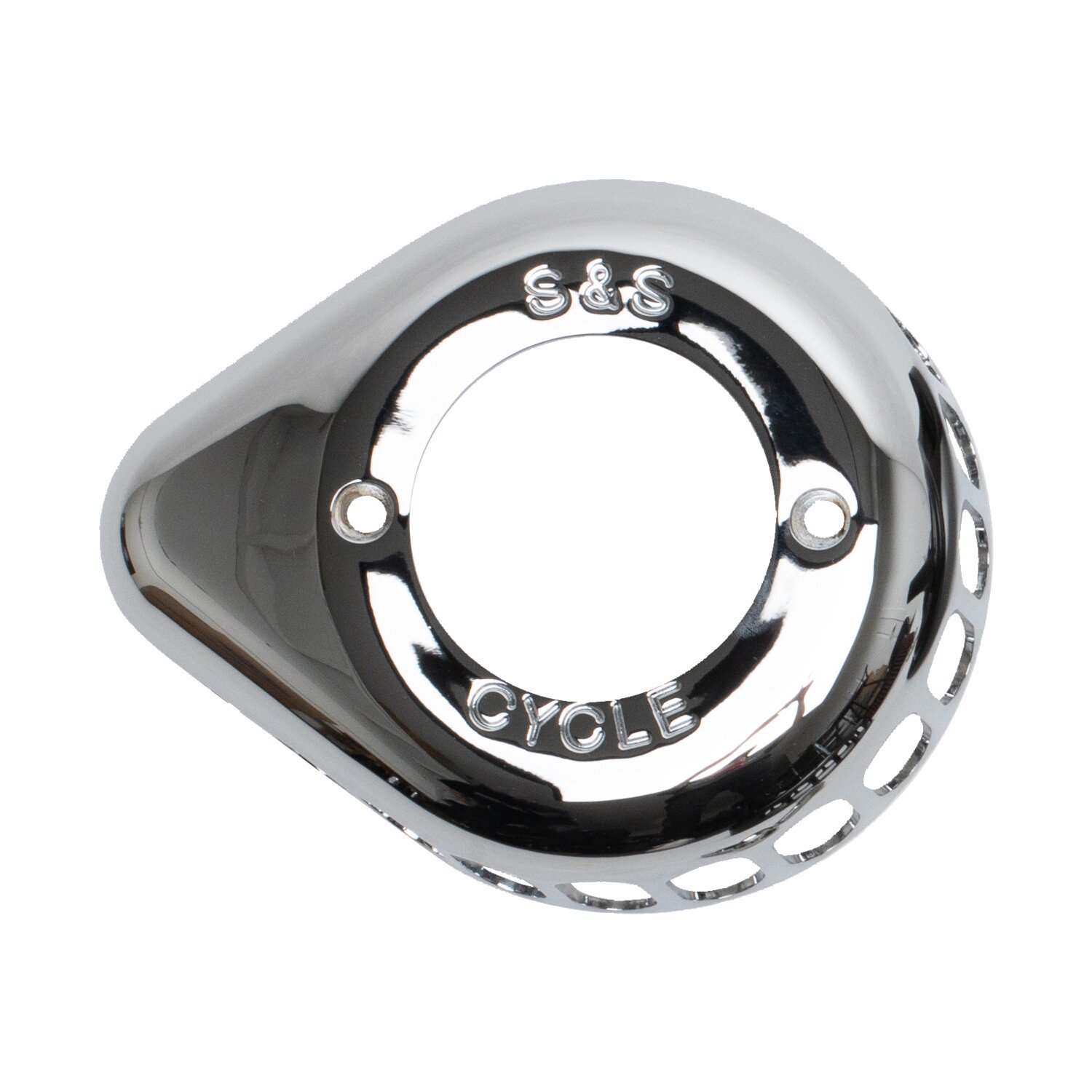 S&S, Air Stinger Teardrop cover only, Chrome