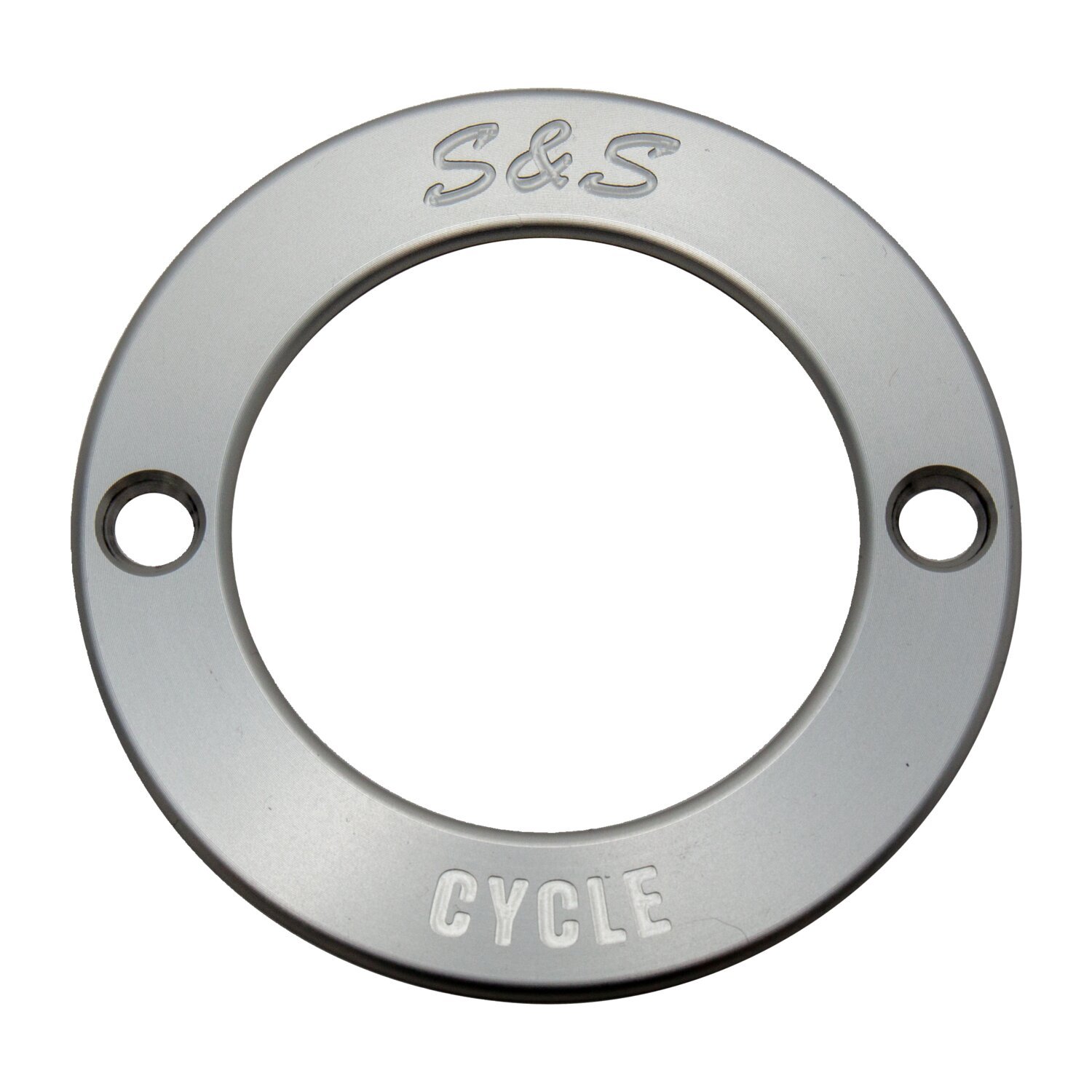 S&S, 'Air Stinger Stealth' trim ring only. Clear anodized, Silver