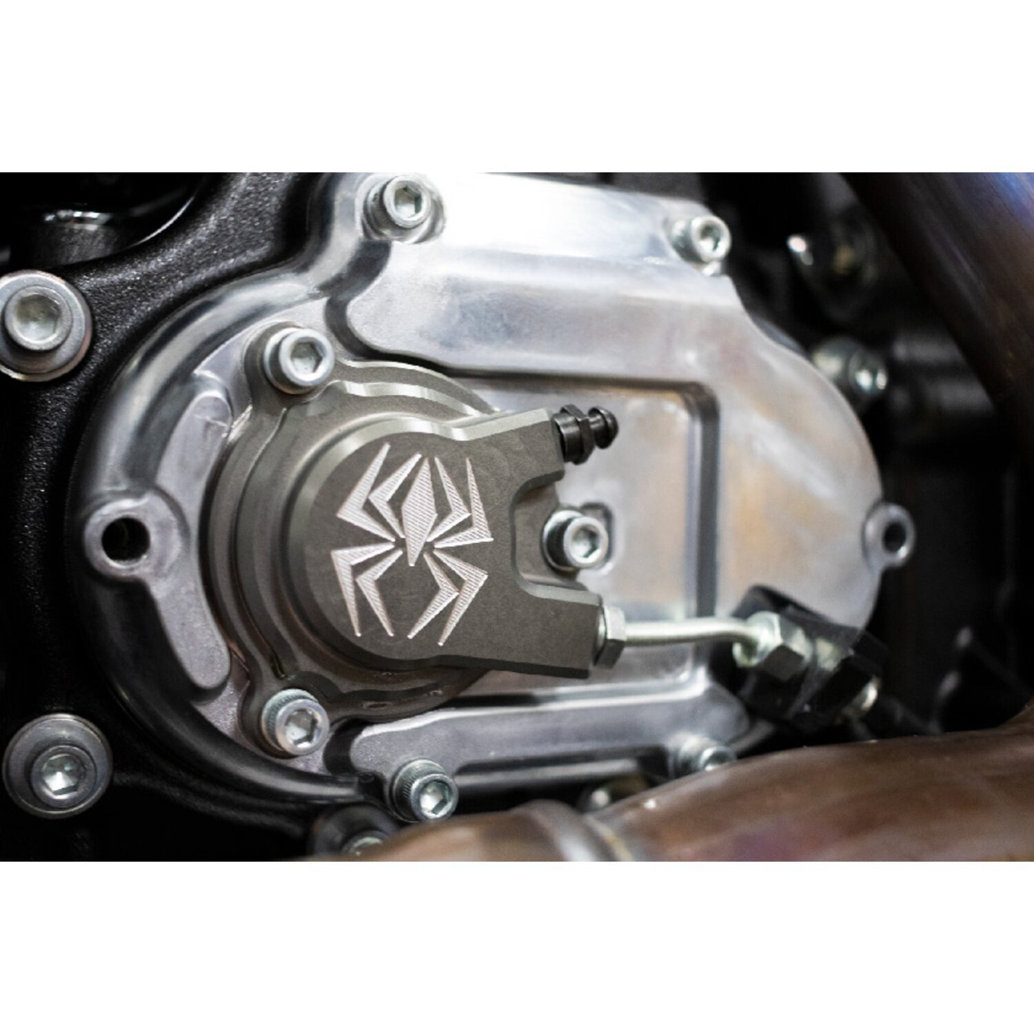 Rekluse, clutch slave cylinder assembly, Unpainted, Polished