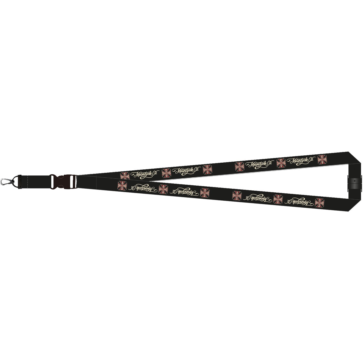 WCC Motorcycle CO. Lanyard black
