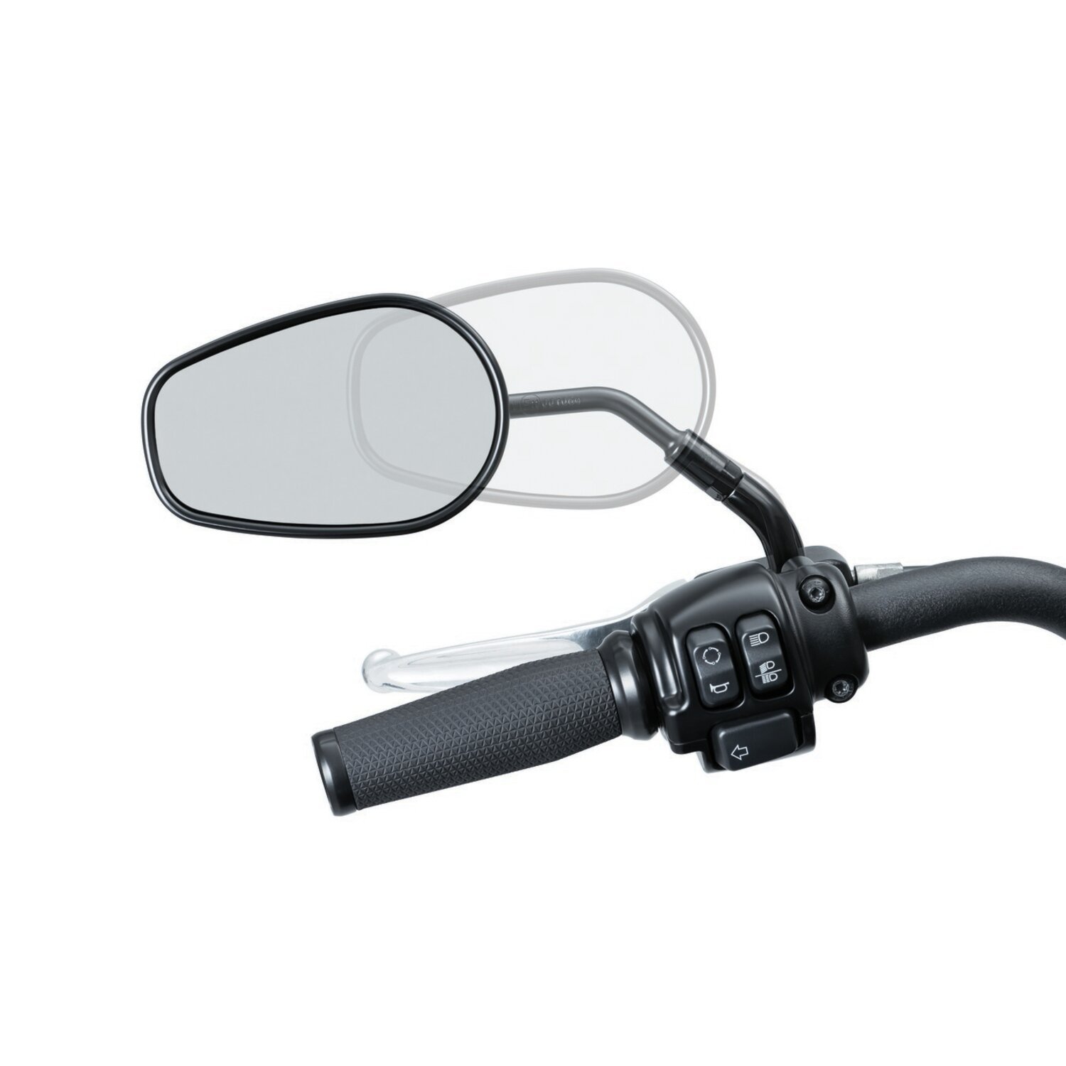 Kuryakyn, Mirror stem extension, Black