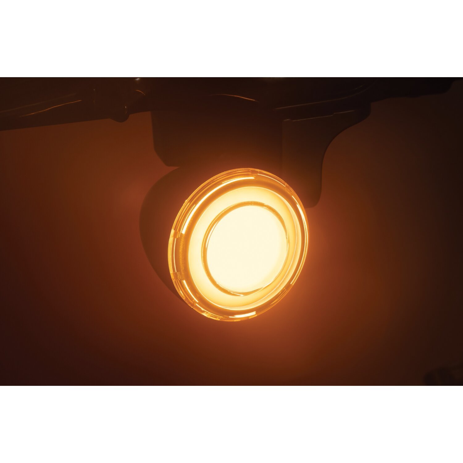 Kuryakyn, Tracer LED front turn signal insert set smoke lens, White, Clear