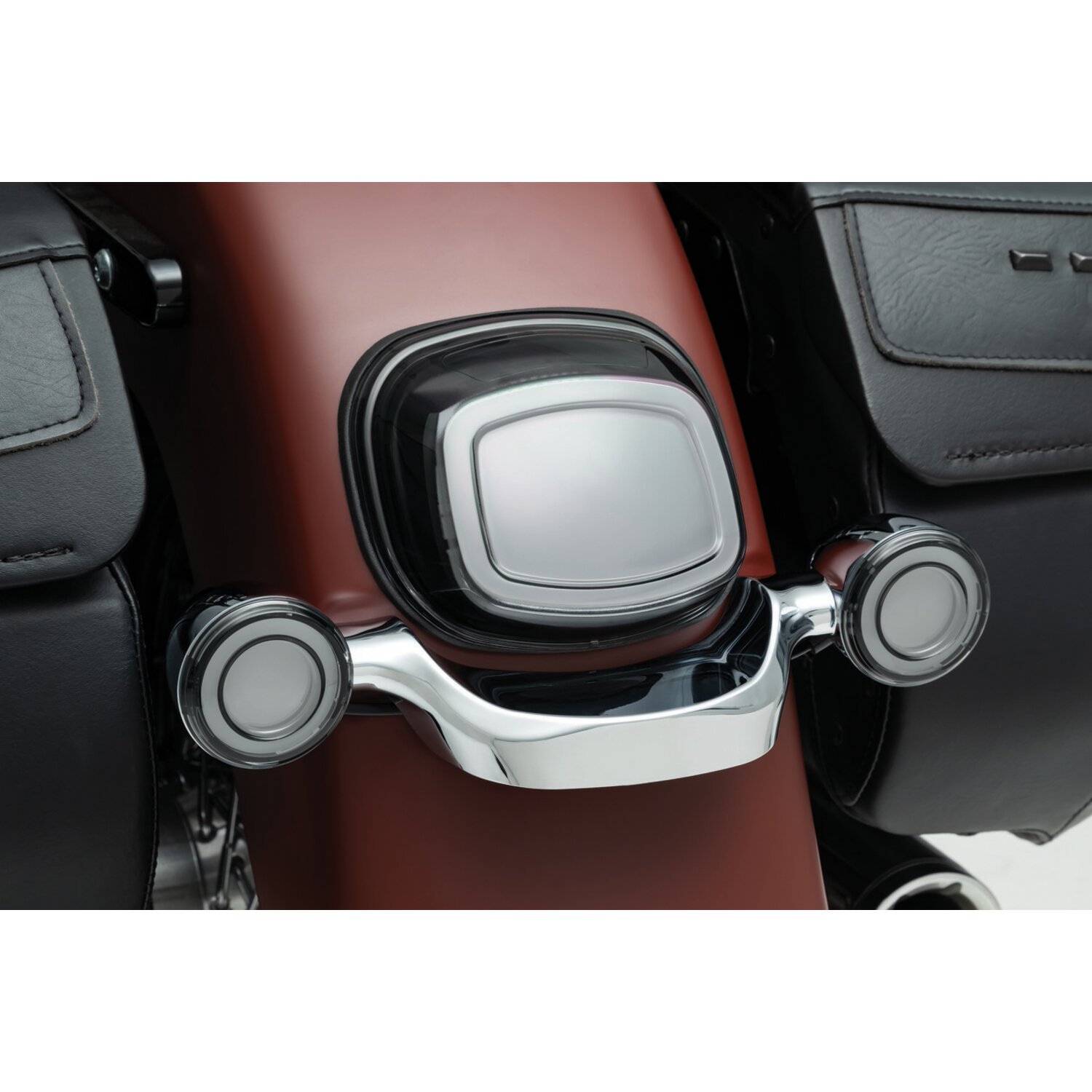 Kuryakyn, Rear tracer LED turn signal insert set. smoke lens, Gray
