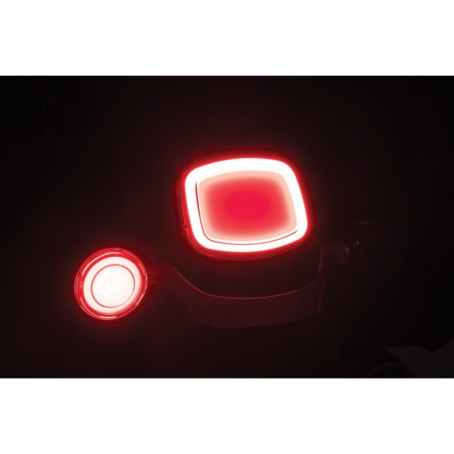 Kuryakyn, Rear tracer LED turn signal insert set. smoke lens, Gray