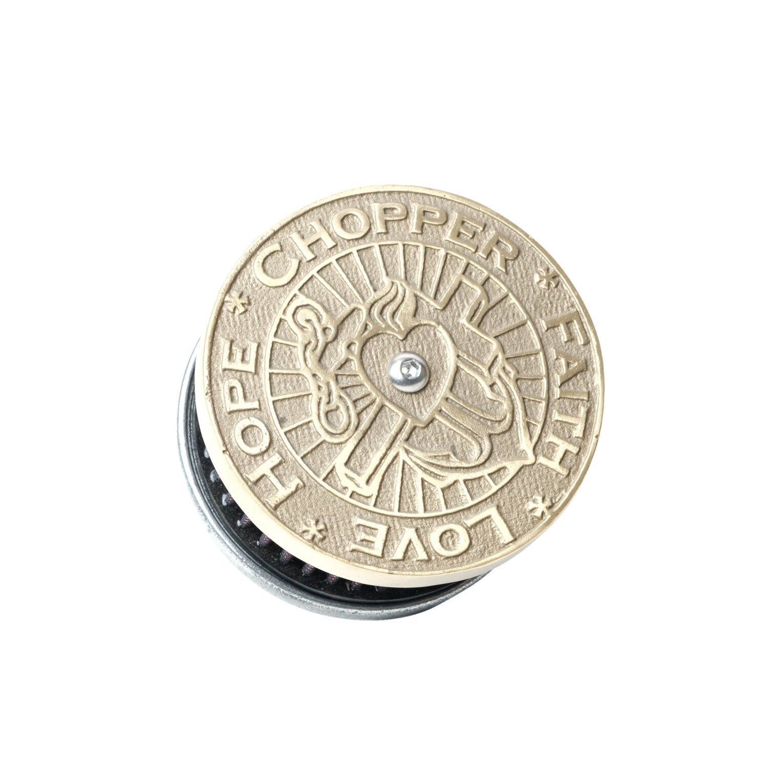 Wannabe Choppers, WannaSucker 'CFLH' air cleaner, Brass