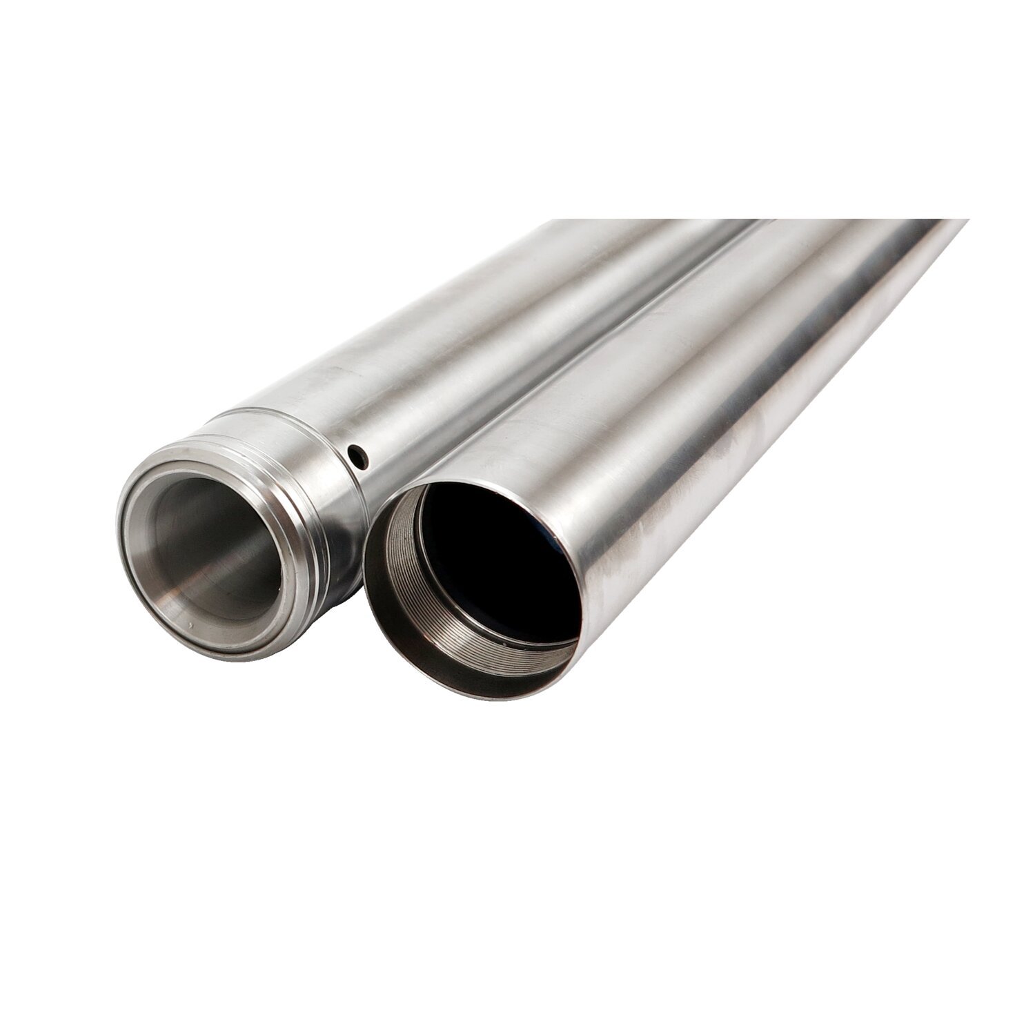 CC Eng. 49mm fork tubes, hard chrome. 25-3/4"