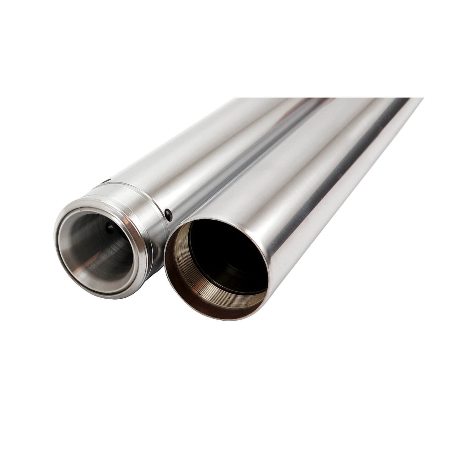 CC Eng. 49mm fork tubes, hard chrome. 26-1/2"