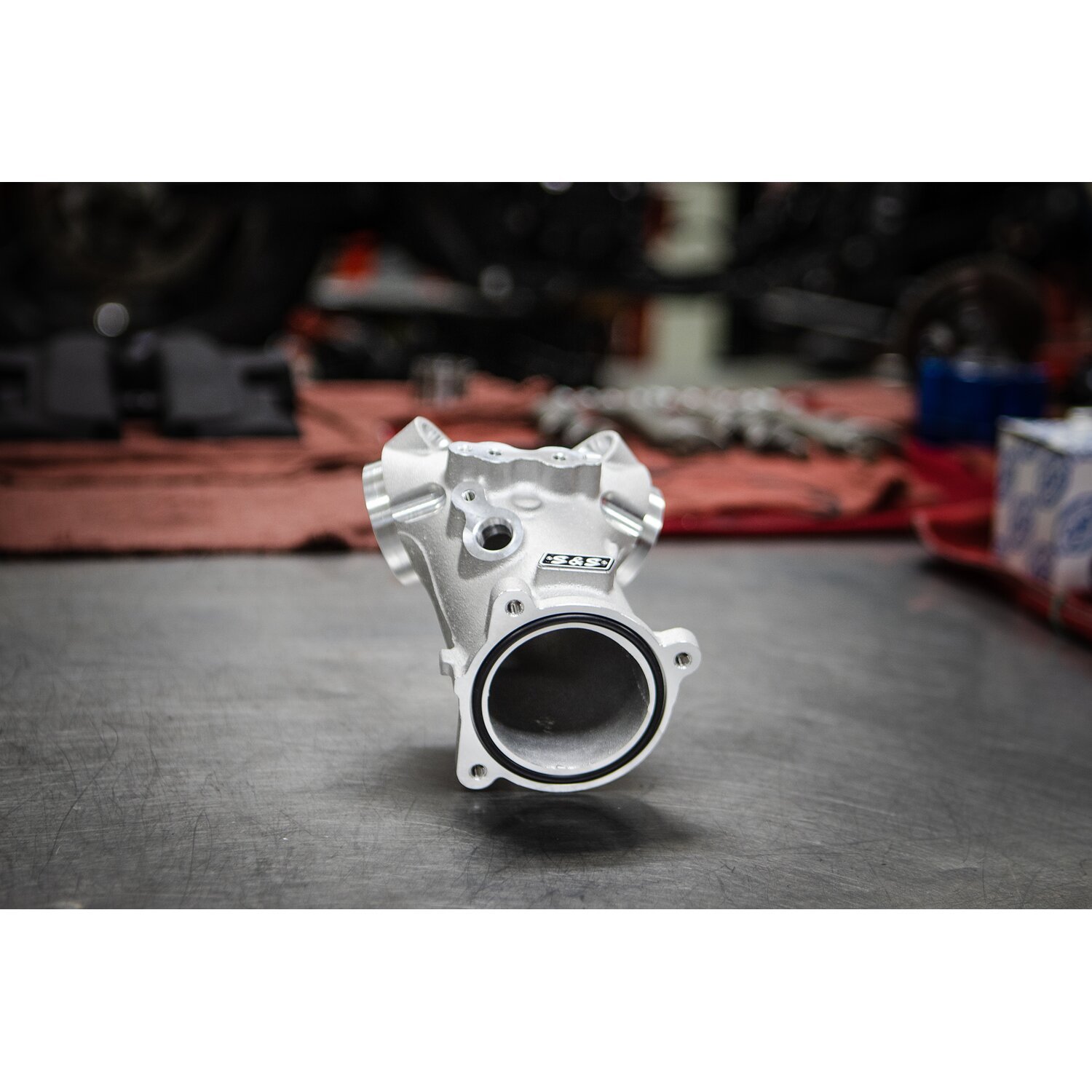 S&S, 55mm performance intake manifold, Polished