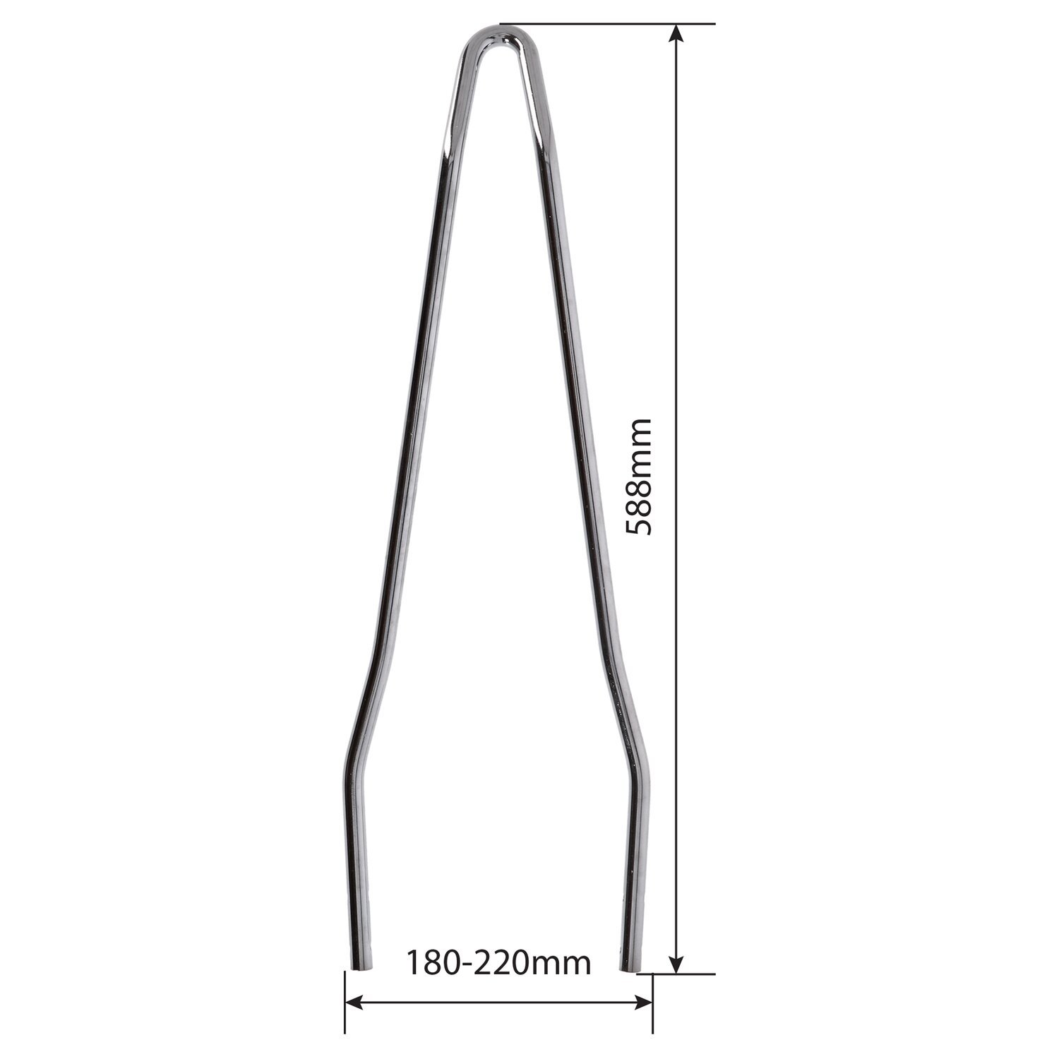 Westland Customs, New Old School sissy bar. Narrow