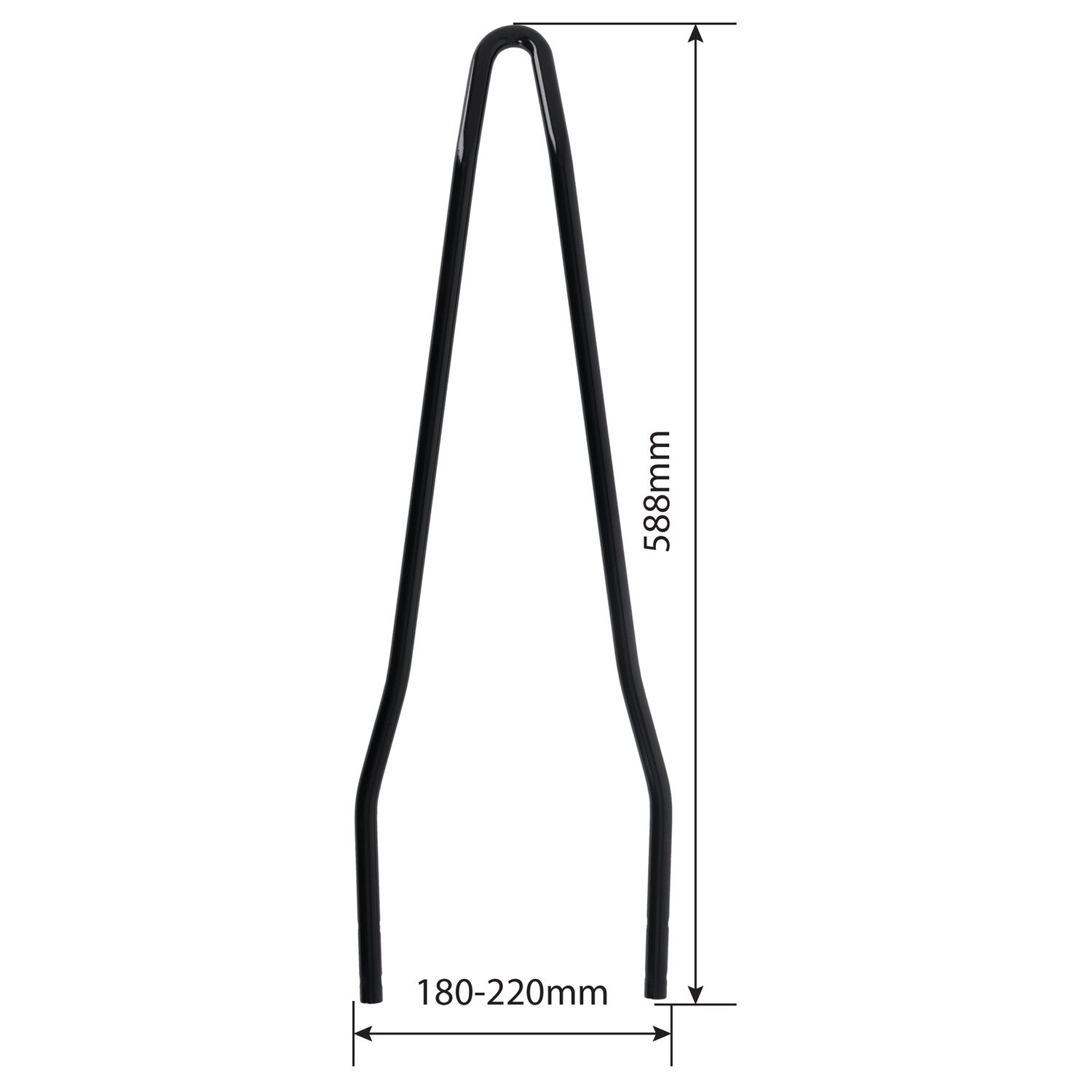 Westland Customs, New Old School sissy bar. Narrow