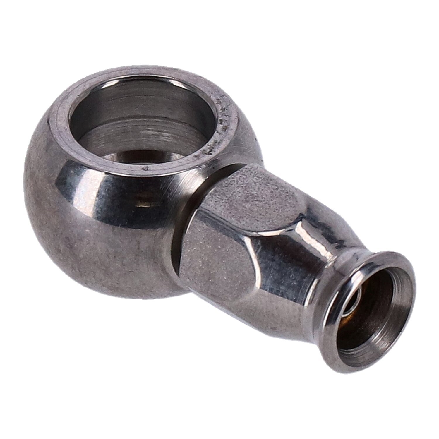 Goodridge, 7/16" (11mm) banjo fitting short neck. Stainless