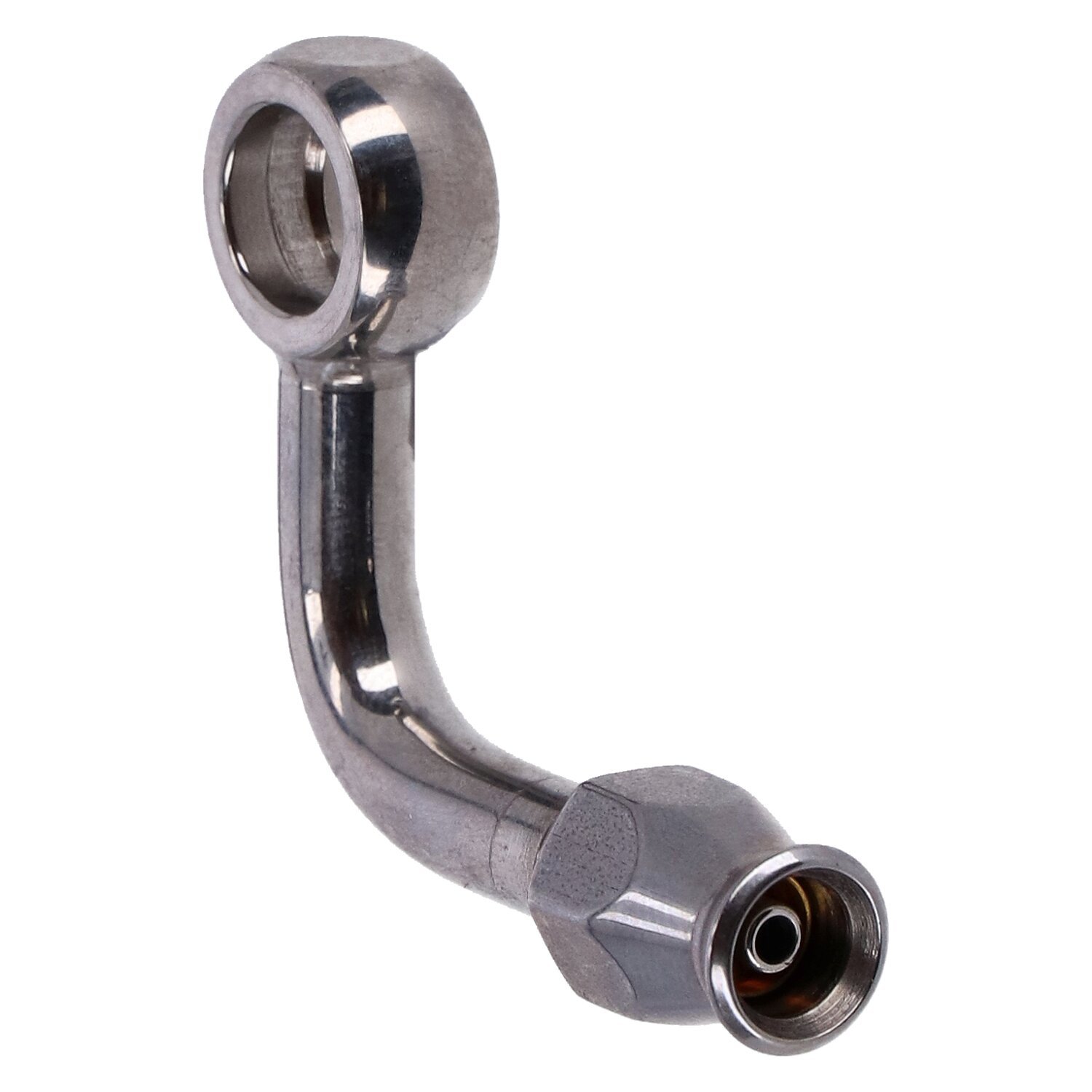 Goodridge, 3/8" (10mm) banjo fitting 90 degree side bend
