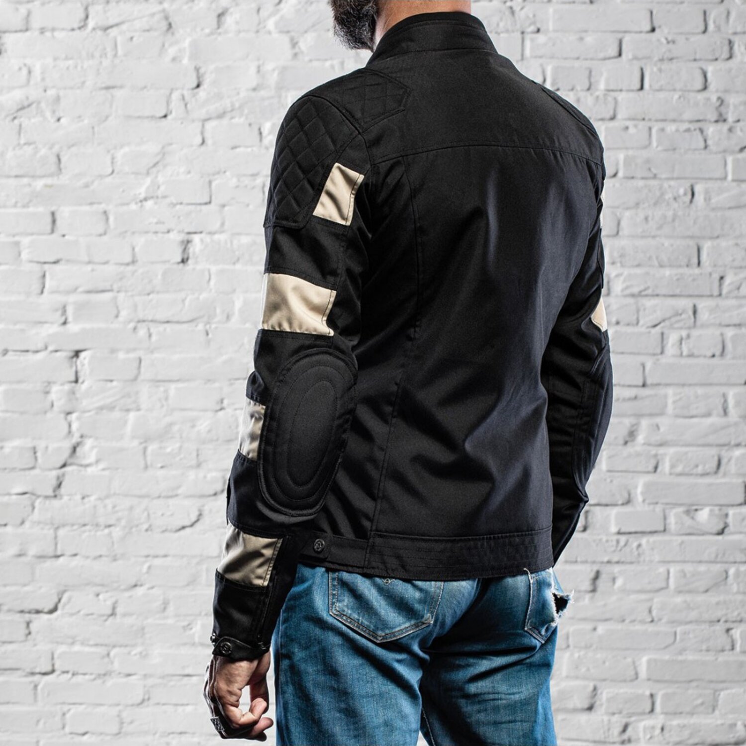 2XL — Holy Freedom Prison jacket black/off white, 2XL