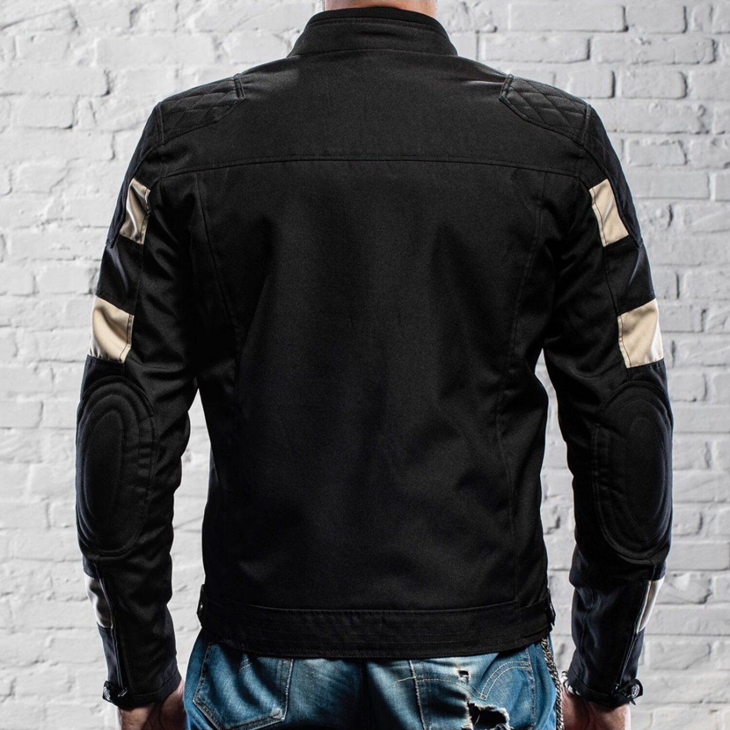2XL — Holy Freedom Prison jacket black/off white, 2XL