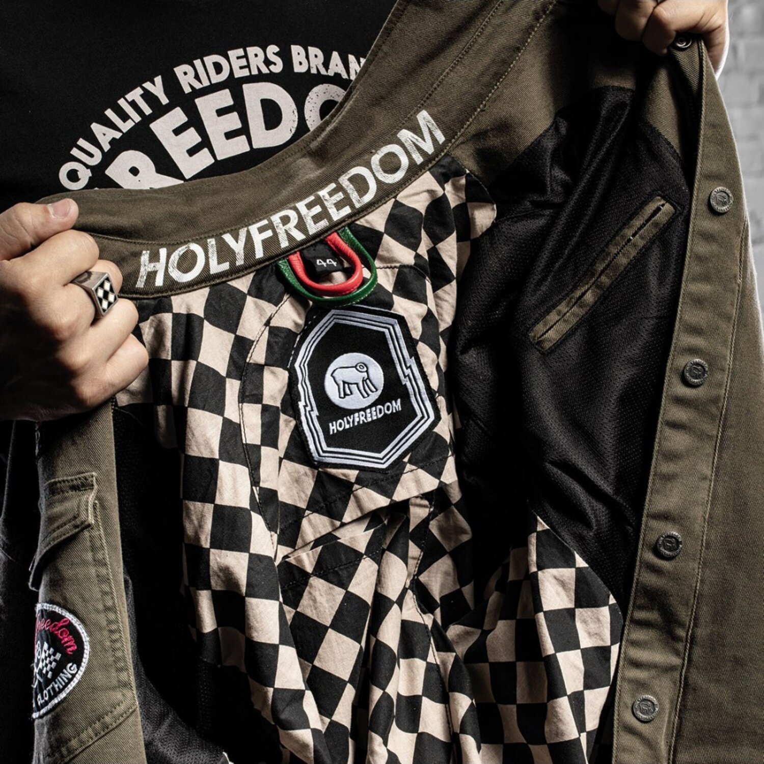 Holy Freedom Lieutenant jacket, military Green, Green, S