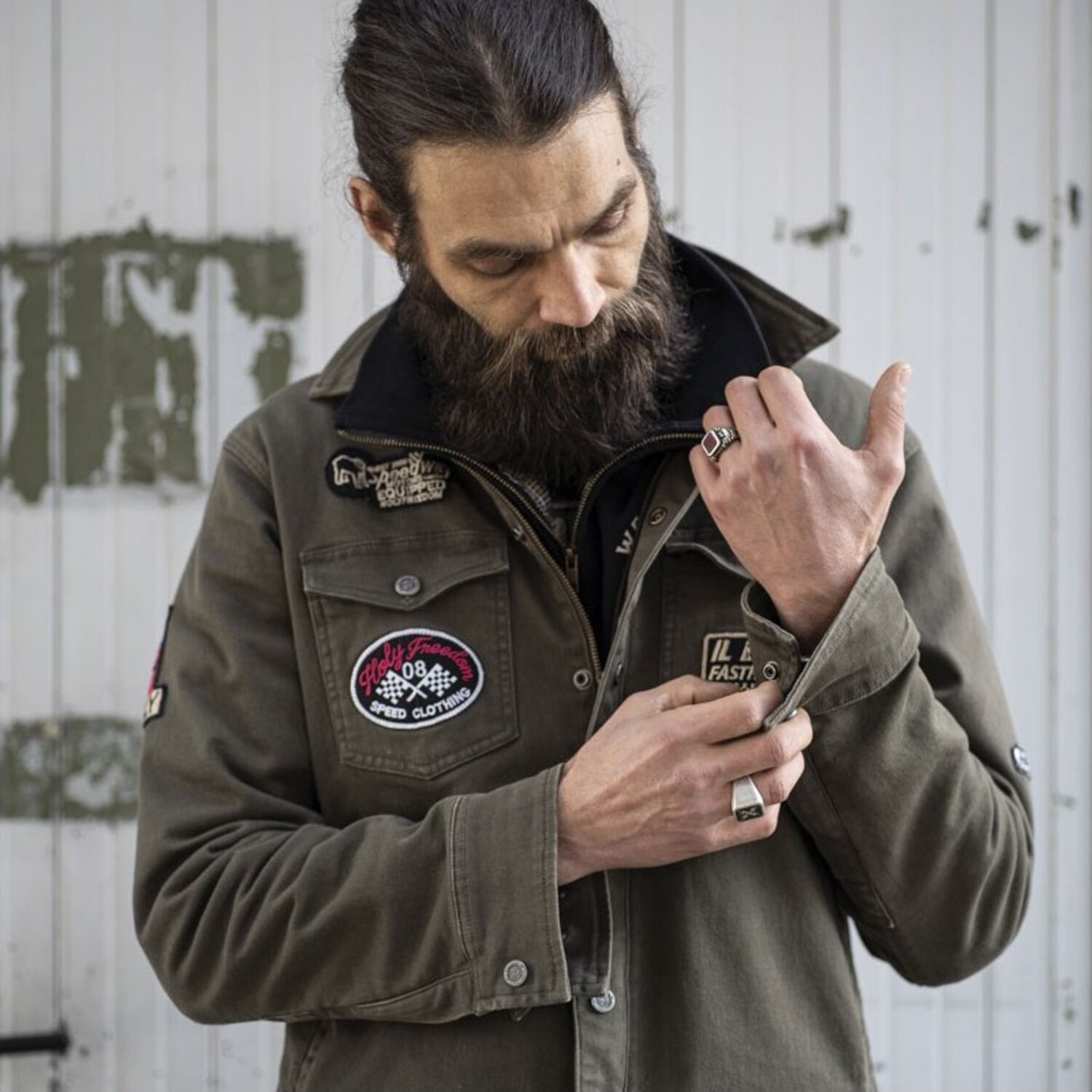 Holy Freedom Lieutenant jacket, military Green, Green, S