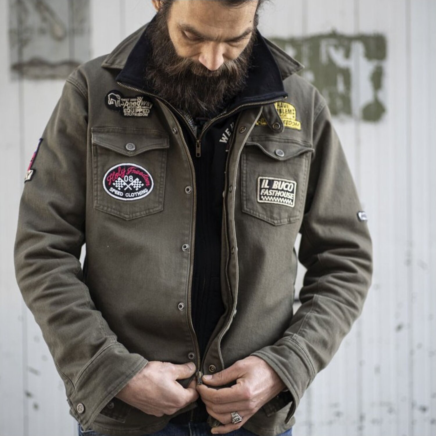 Holy Freedom Lieutenant jacket, military Green, Green, S