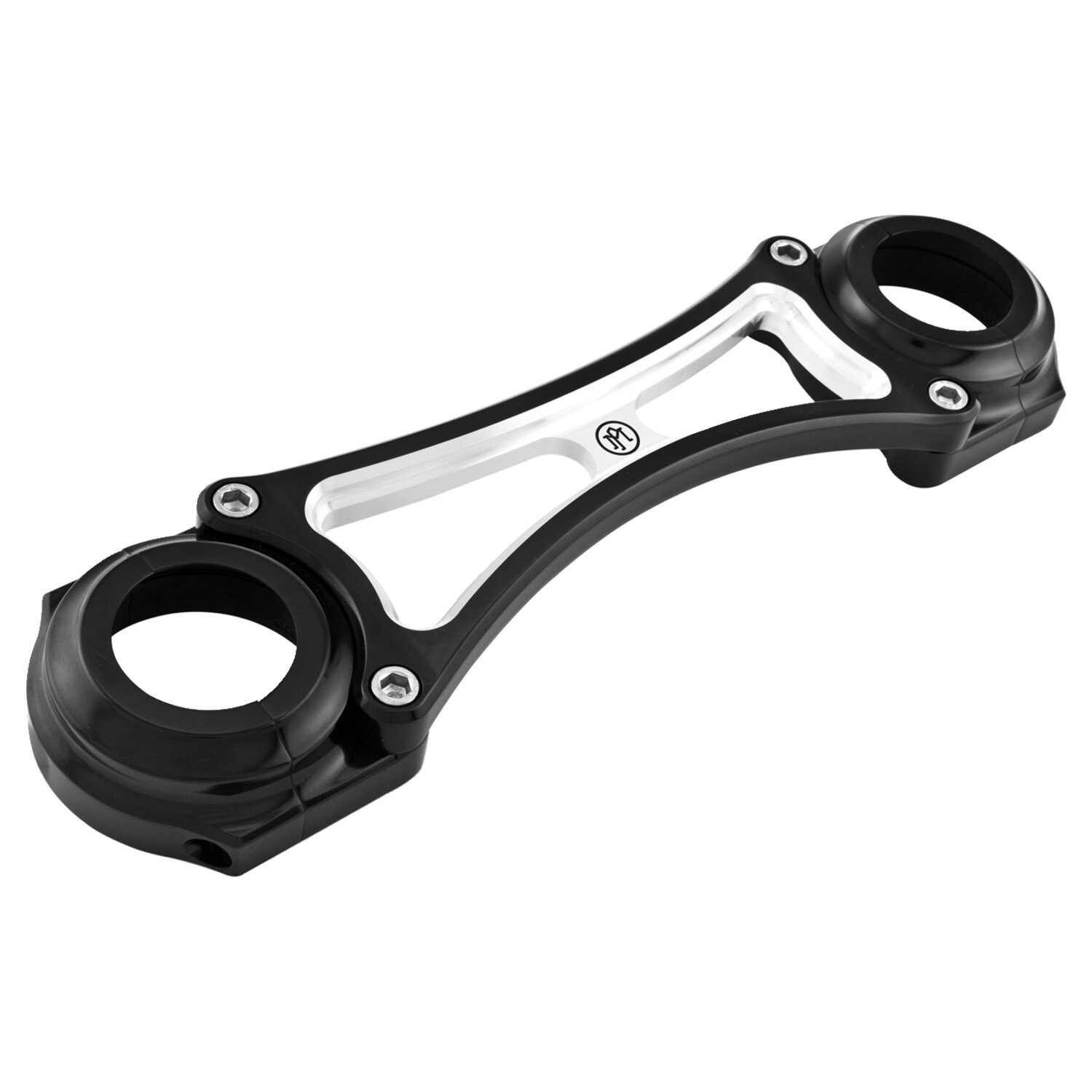 PM, 49mm fork brace, Black, Contrast Cut