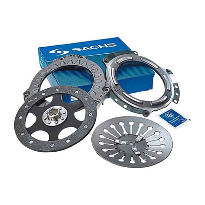 Complete clutch kit with all the necessary parts if your clutch is worn. BMW motorbikes use Sachs clutches. That says everything, basically. After years of riding your machine, and thousands of miles, the inevitable gradual wear and tear means that your clutch will need some attention sooner or later. When the time comes, you should choose original parts from Sachs. For example, the original Sachs clutch set for various BMW motorbikes. Manufactured from original materials, to original specifications.