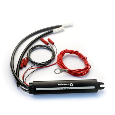 Front or rear. Used in combination with the stock turn signal flasher. Will prevent dashboard warning lights being triggered. Corrects the LED turn signals flash rate when required. Load equalizers are not necessary. Offers installation ease when converting to Kellermann LED, other custom LED turn signals. Comes with the motorcycle type specific adapter cable. Dimensions: 123.2mm long x 21.8mm wide x 10.9mm high.