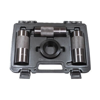 Used to install fork seals and fork caps without damage to the seal lip. This tool can be used for 35mm, 39mm and 41mm fork tubes. Includes a special 39mm POM cap.