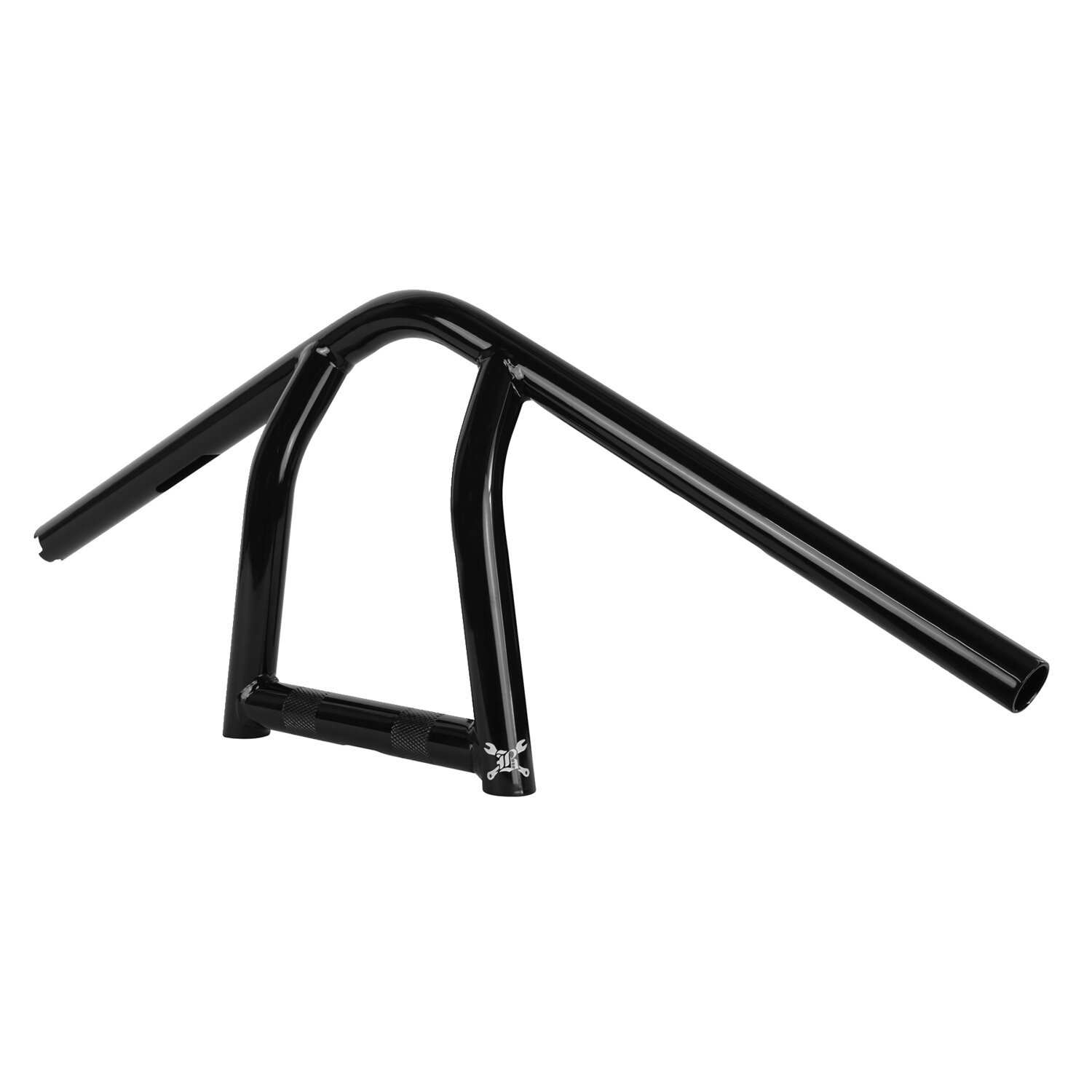 Burly, The Jim 1" handlebar 9" high, Black, Powder Coated