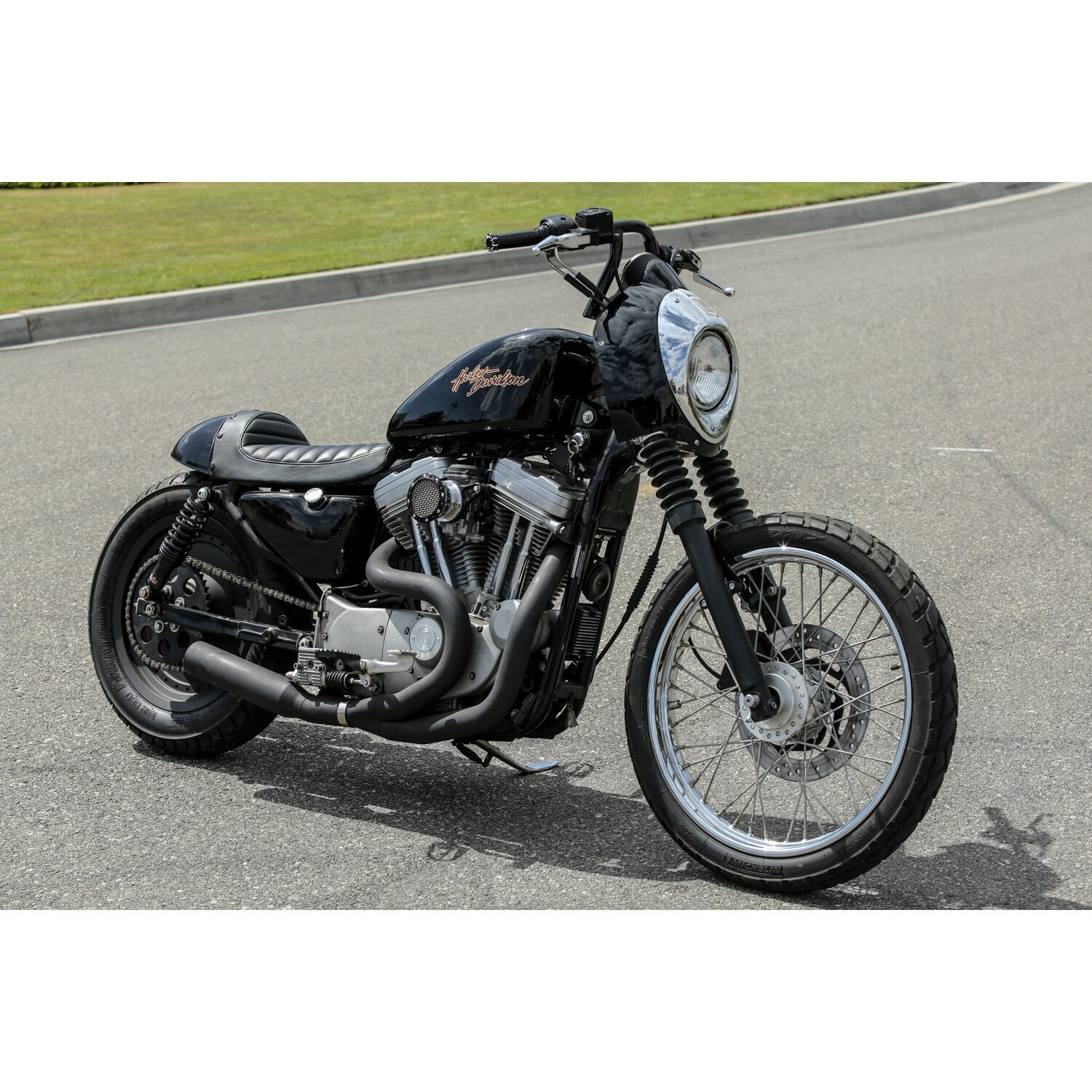 Burly, The Jim 1" handlebar 9" high, Black, Powder Coated