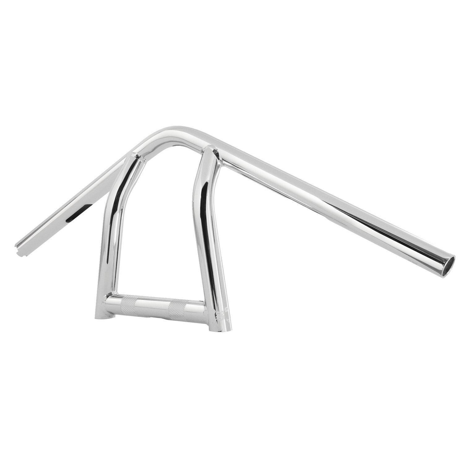 Burly, The Jim 1" handlebar 9" high, Silver, Chrome