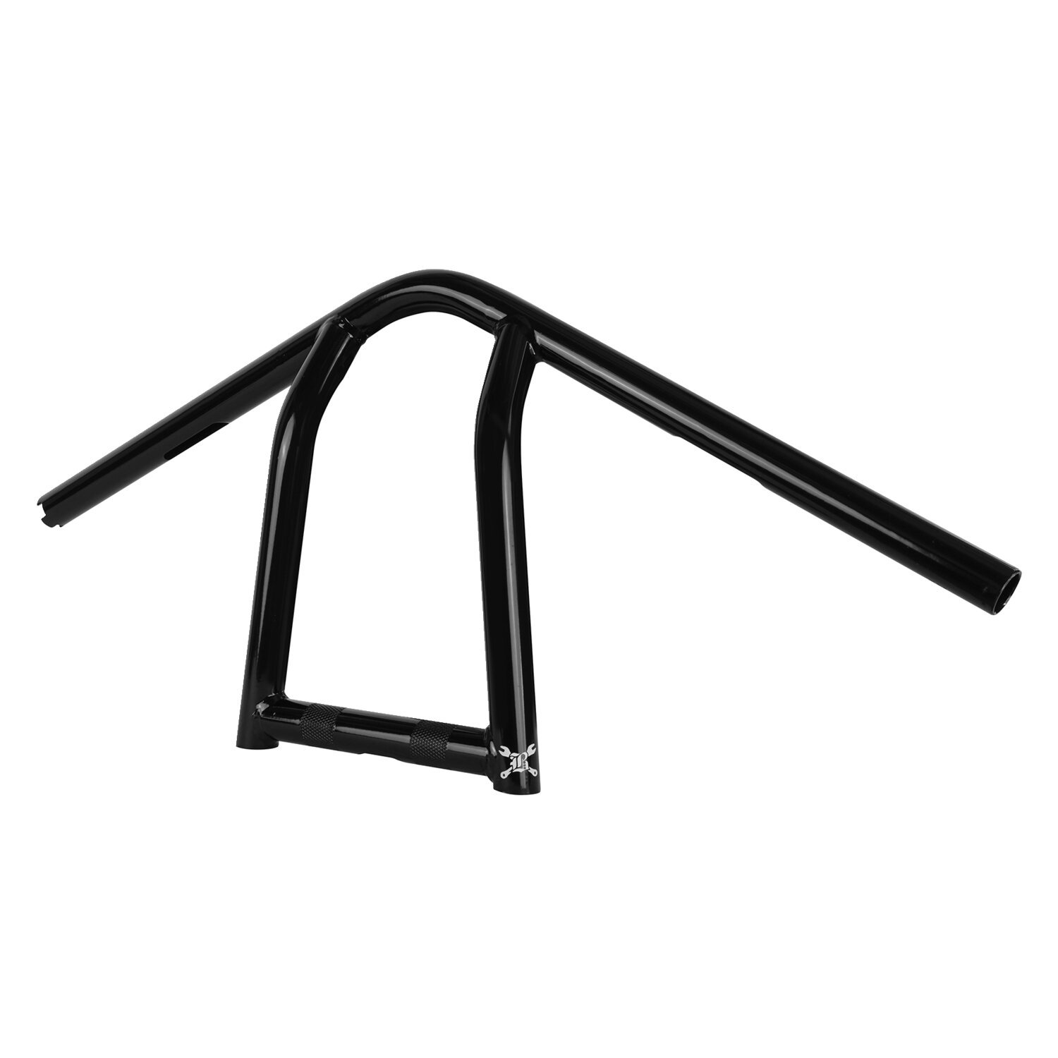 Burly, The Jim 1" handlebar 11" high, Black, Powder Coated