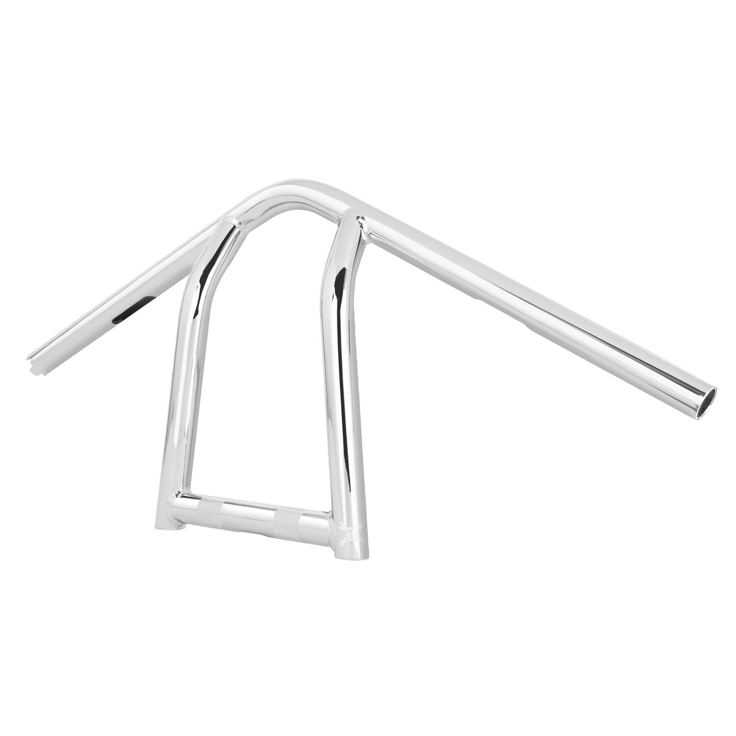 Burly, The Jim 1" handlebar 11" high, Silver, Chrome