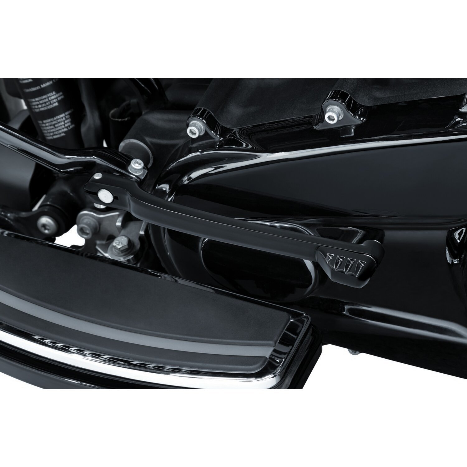 Kuryakyn, Heel/toe switch-shift lever, Black, Gloss