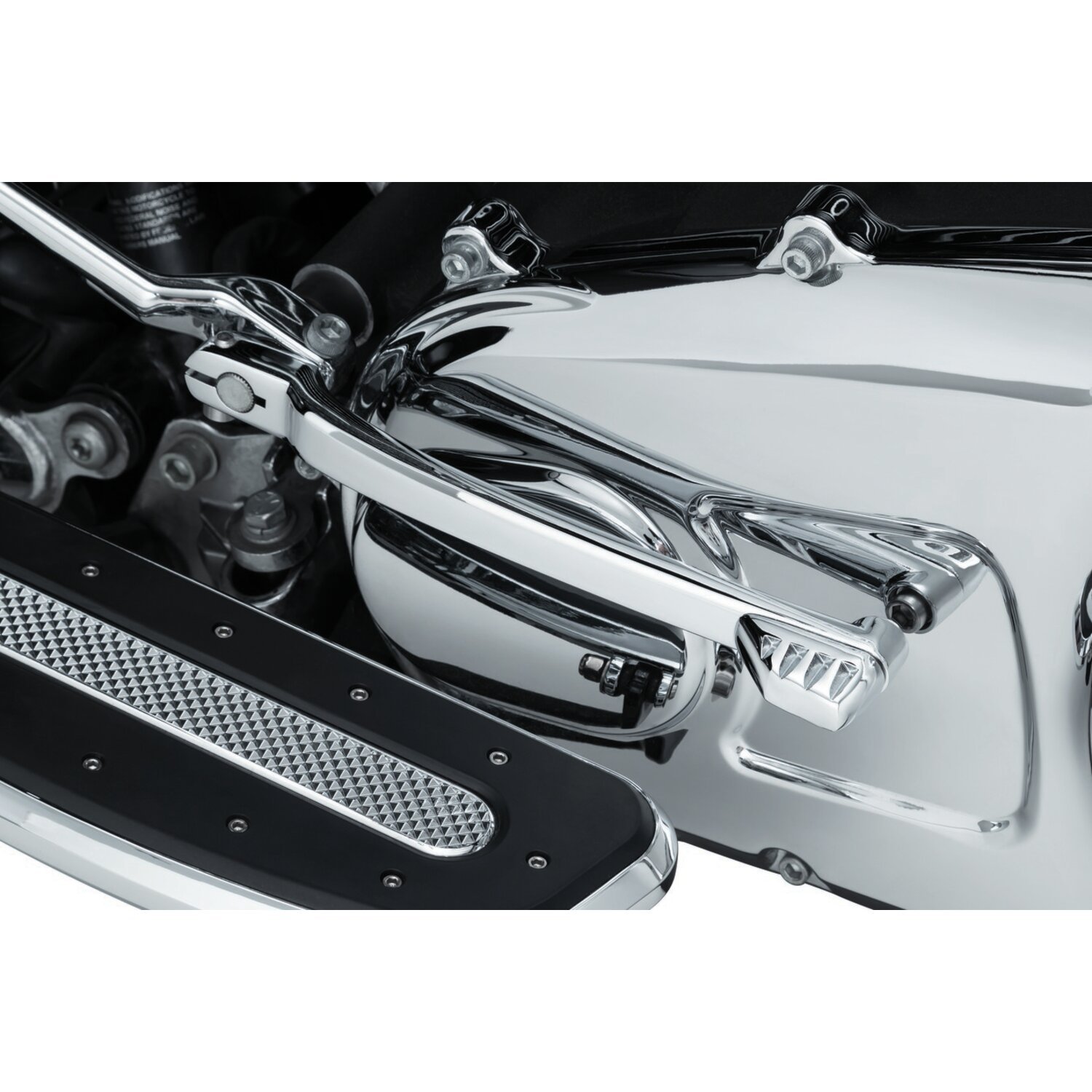 Kuryakyn, Heel/toe switch-shift lever, Silver, Chrome