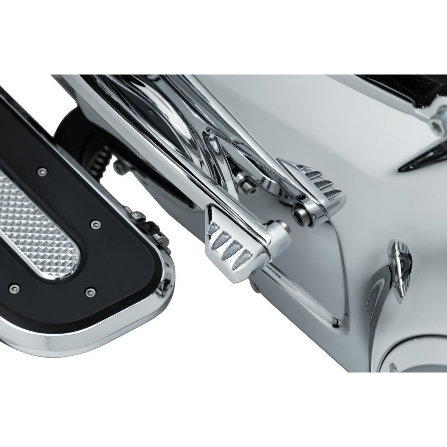 Kuryakyn, Heel/toe switch-shift lever, Silver, Chrome