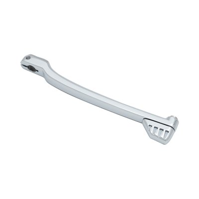 1-3/4" (4.4cm) extended shift arm that can be used in either toe or heel position. The additional length allows you to place your foot on the floorboard, without touching the shifter lever mounted in the heel-position. In the toe-position it also adds extra foot clearance. 

Note: When used in the toe-position the included small shifter peg is too small. It must be replaced by a standard size shift peg. The small shifter peg is for use in the heel-position only. 
Note: Extends past the back of OEM non-extended floorboards. May not clear extended floorboards. 
Note: Will not fit models with fairing lowers in the toe-position.