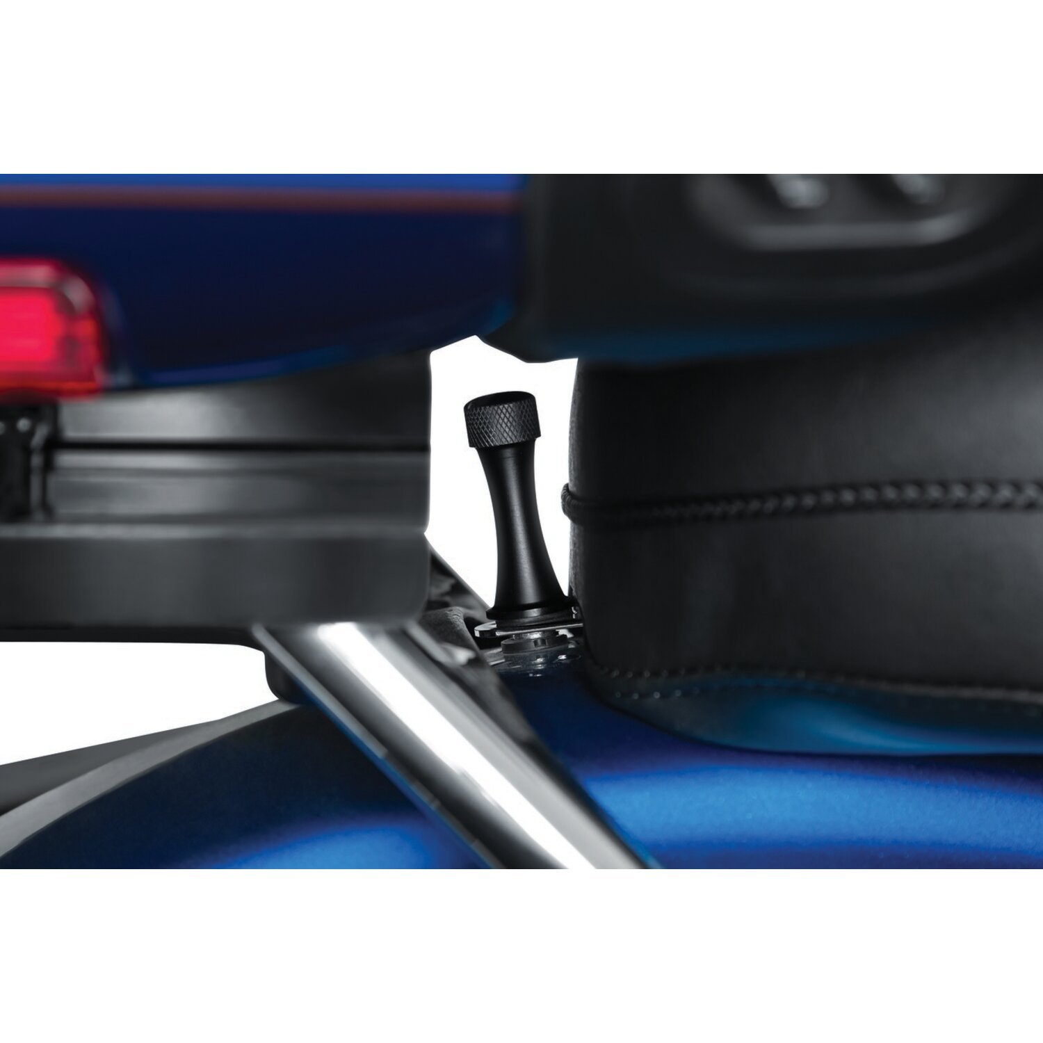 Kuryakyn, Extended 1/4"-20 seat screw. Satin, Black