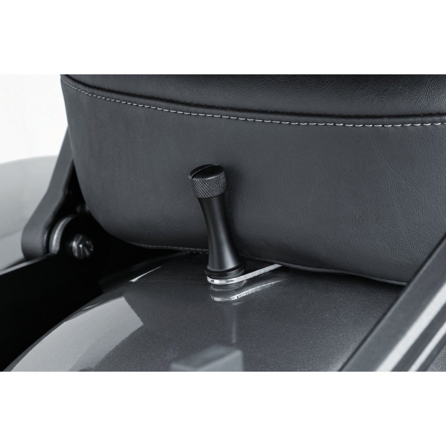 Kuryakyn, Extended 1/4"-20 seat screw. Satin, Black