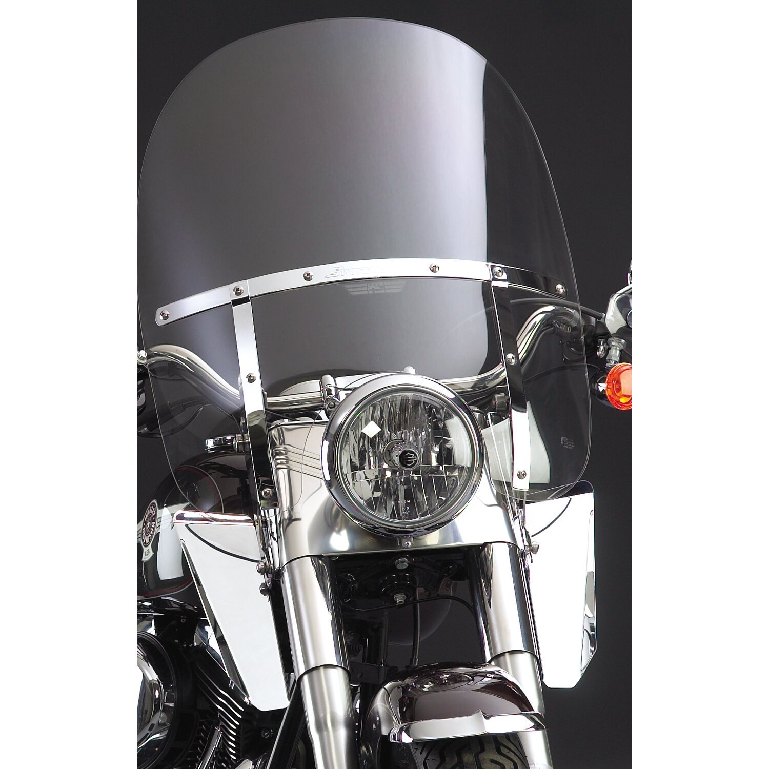NC Wind deflectors for Switchblade® windshields, Chrome
