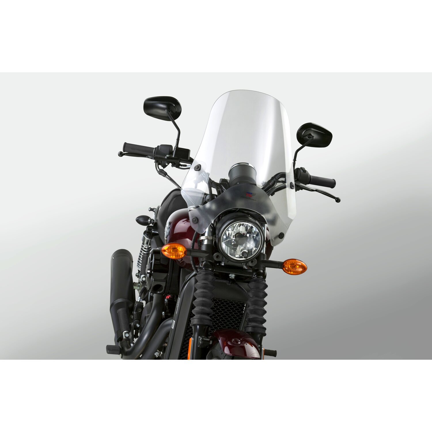 16 inch — NC Street Shield™ windshield. Clear, Unpainted