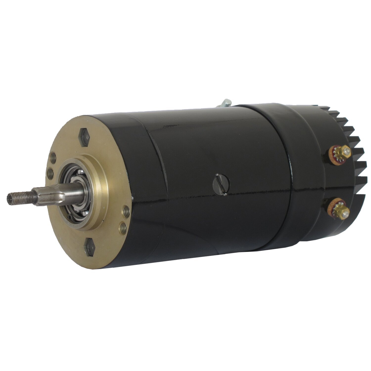 Cycle Electric, 12-Volt generator. Built-in regulator, Black