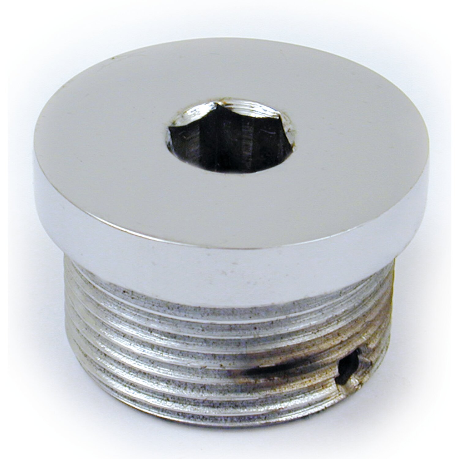 XL oil fill plug, allen, Chrome