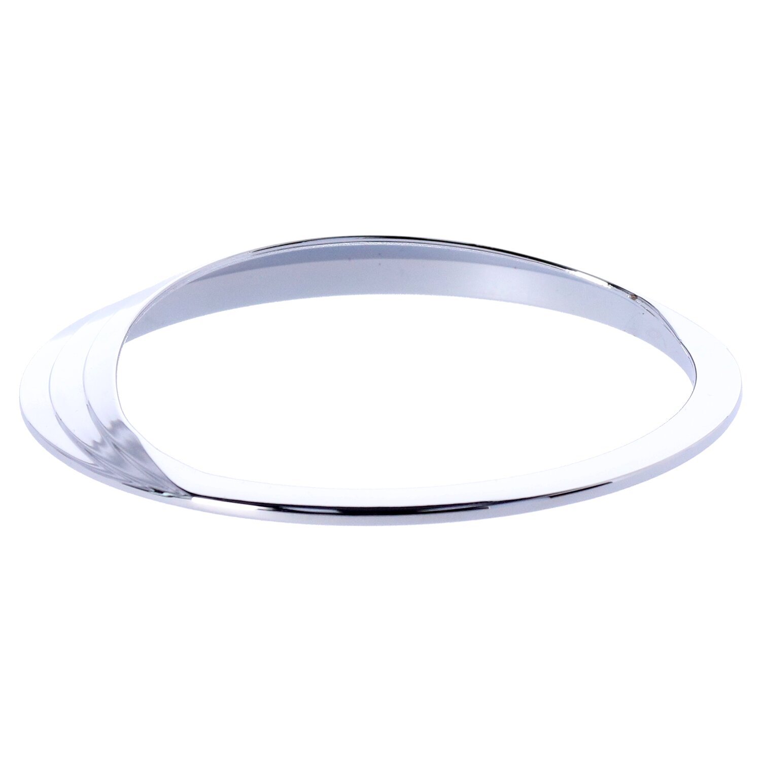 Slice, speedo visor, Unpainted, Chrome