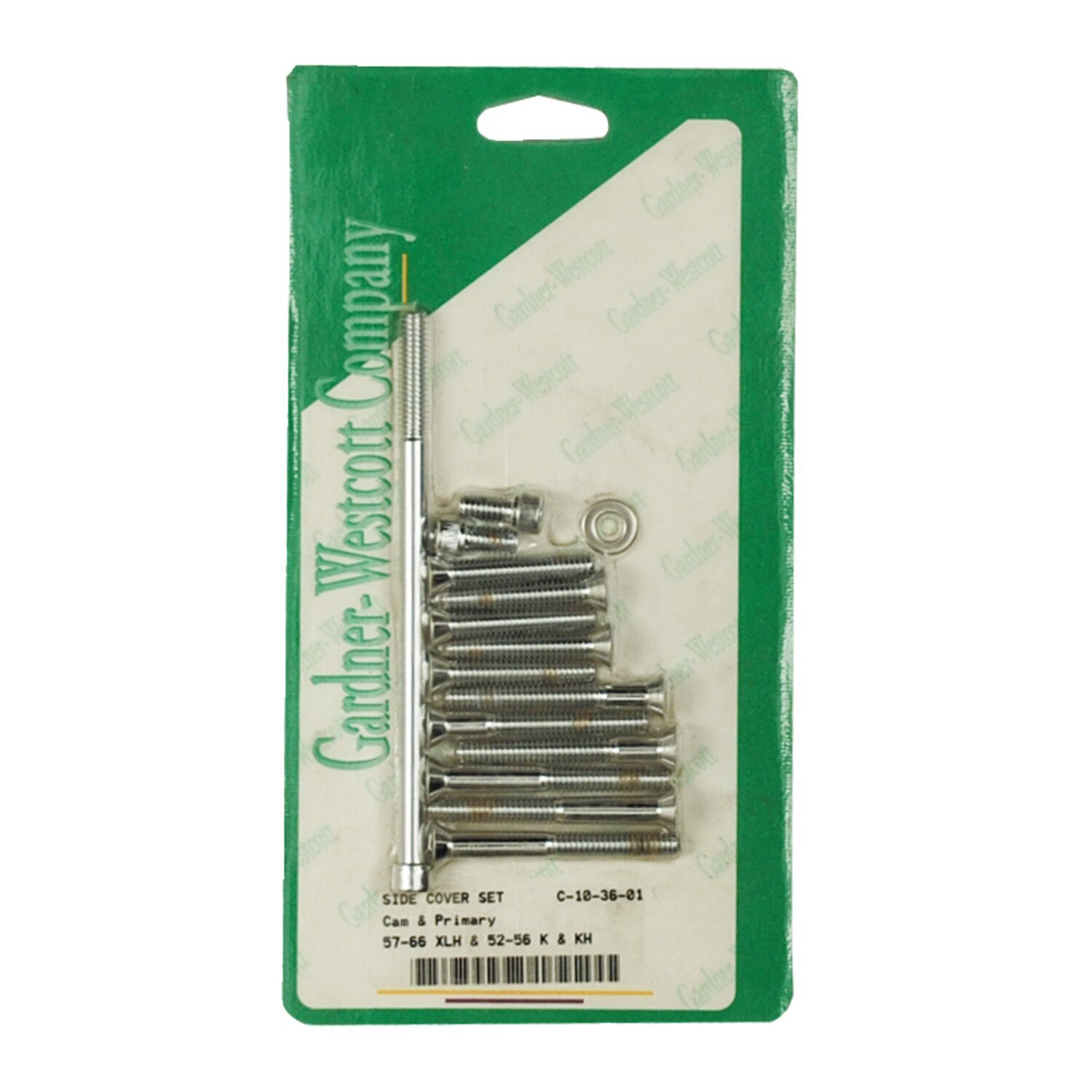XL side cover mount kit, chrome allen