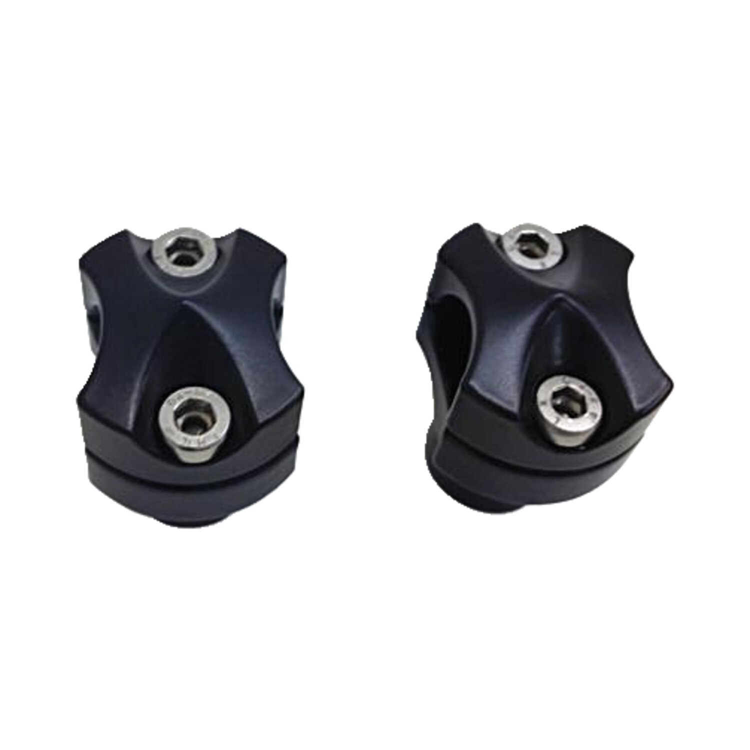 Kodlin, Spock risers. 32mm diameter, Black, Anodized